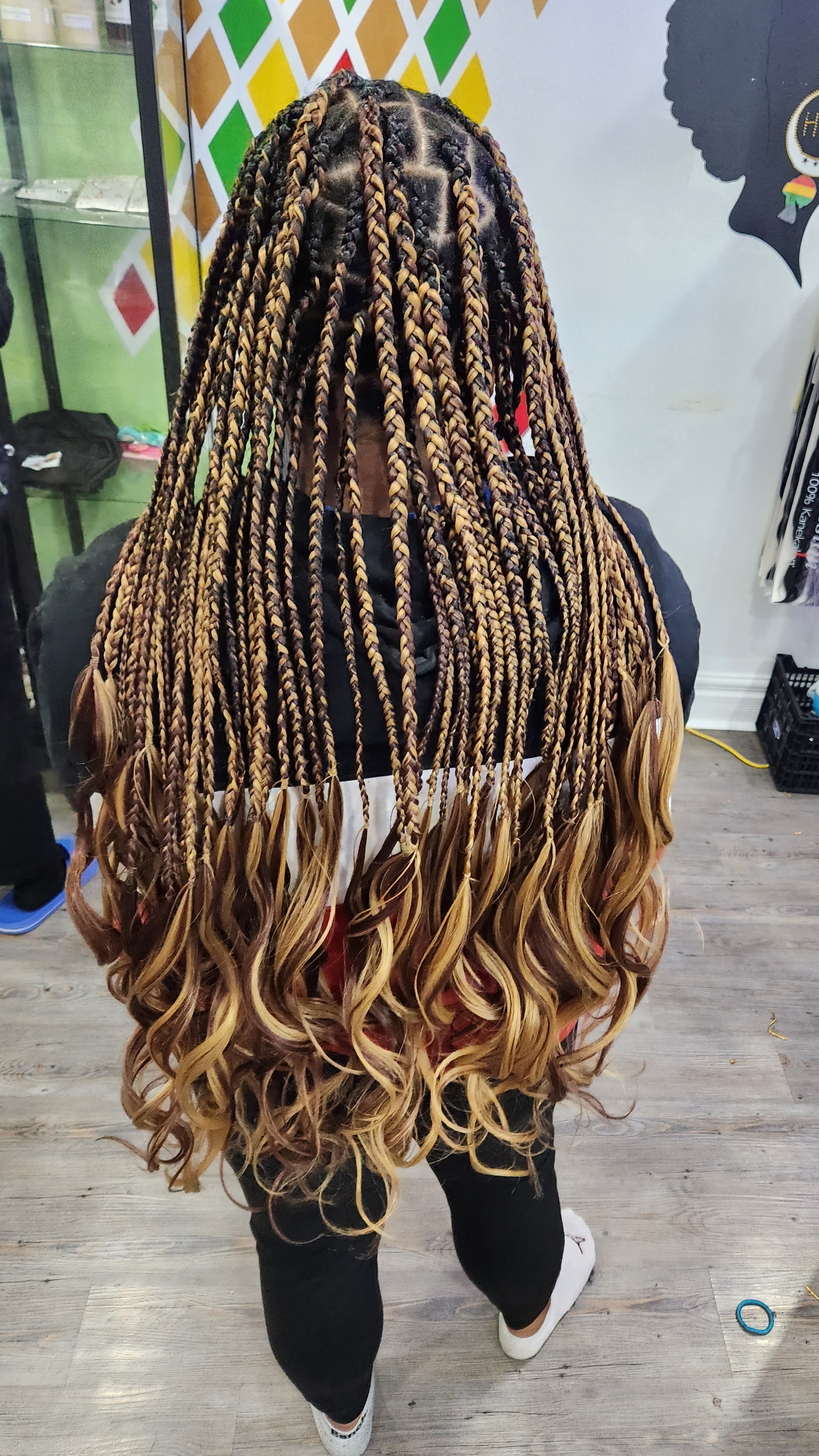 Knotless-braids photo