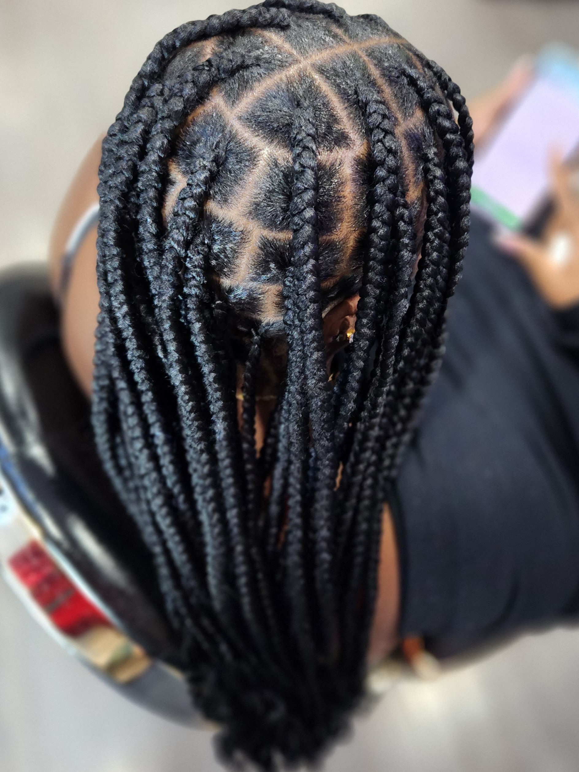 Knotless-braids photo