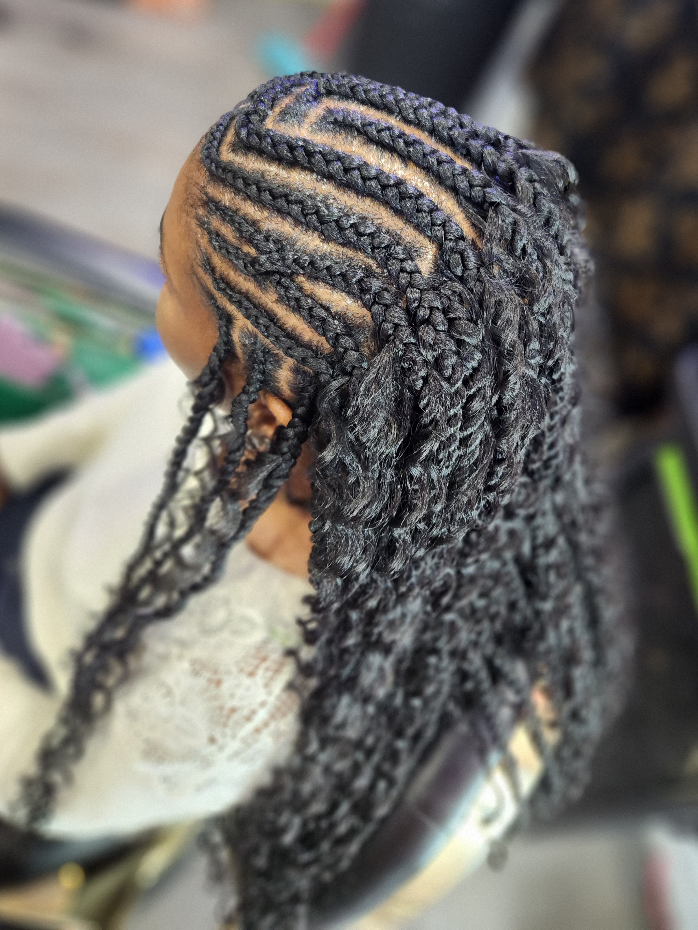 Knotless-braids photo