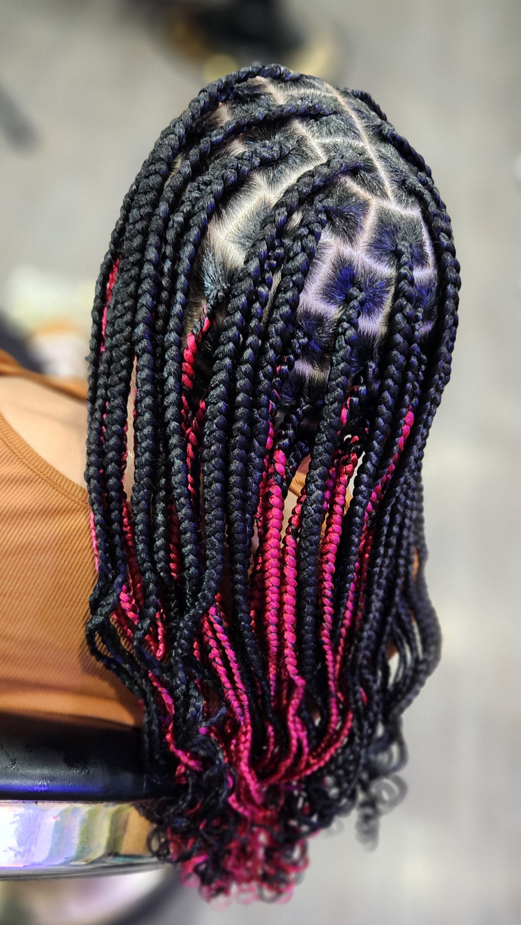 Knotless-braids photo